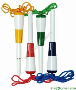 Quality promotional lanyard pen,printed lanyard ball pen with safety plunger wholesale