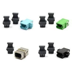 Quality Good Repeatability LC Fiber Coupler Plastic Housing Excellent Mechanical Endurance wholesale