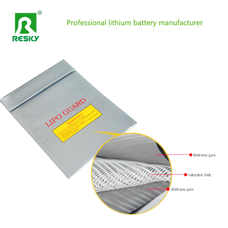 RC Lipo Battery Safe Bag Anti Explosion Anti Fire For Lithium Batteries