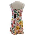 Summer Floral Print Beach Maxi Tie Ladies Casual Wear Sleeveless Sexy Camisole
