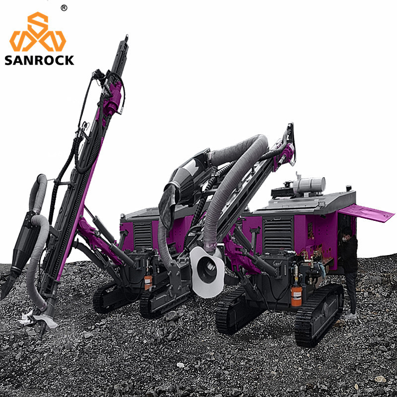 Integrated Blast Hole Drilling Machine Mining Hydraulic Diesel DTH Drilling Rig
