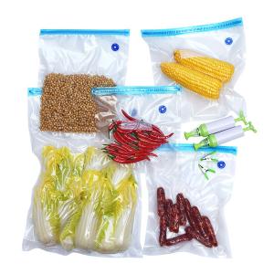 Quality Vacuum Zipper Bags Reusable Food Storage Bags Vacuum Bag For Handheld Vacuum Sealer wholesale