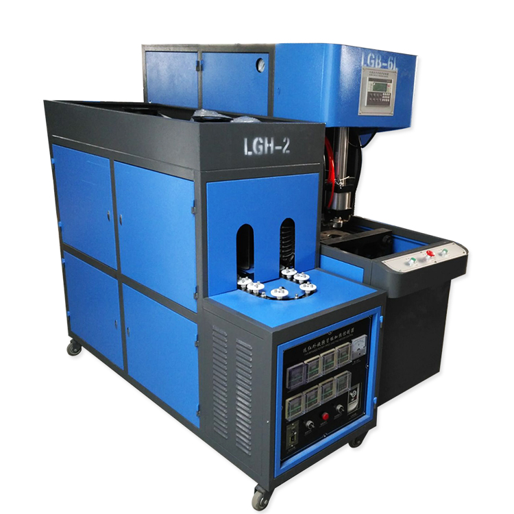 LG2B-3L Semi Automatic Pet Bottle Blowing Machine For PP Plastic Processed