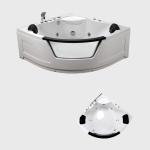 2 People Freestanding Whirlpool Tub Corner Jetted Bathtub Anti Resistant ODM