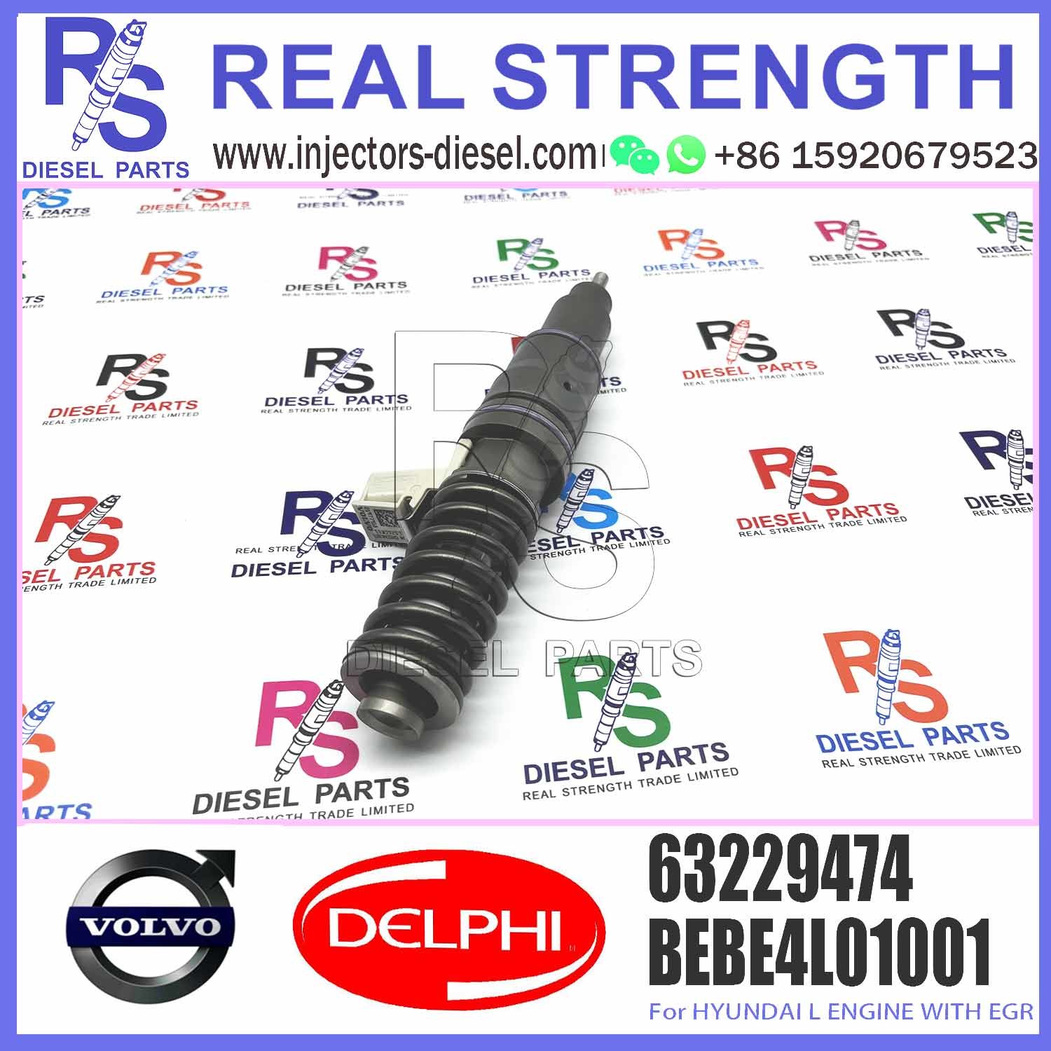 New Diesel Fuel Injector 63229476 63229475 33800-82700 63229476 33800-84720 63229467 33800-84830 63229473 63229474