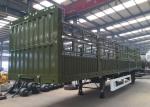 Flat-bed Semi Trailer Truck 3 Axles 30-60Tons 13m for Loading Container