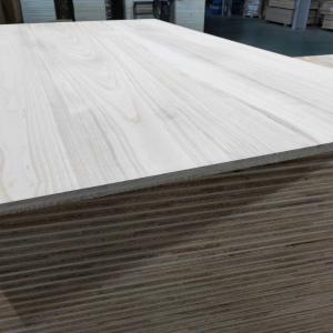 Quality Natural Color Multi-Layer Solid Wood Panels Three Layer Paulownia Board for Doors wholesale