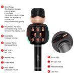 1500mAh Sound Recording Microphone , Wireless Bluetooth Microphone Professional