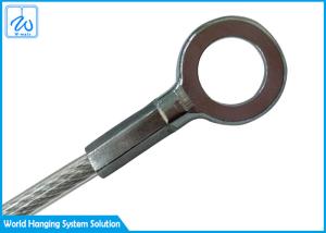 Quality W - Mate Garage Spring Safety Cable Pressed Terminal Tension Steel Wire Rope Eye Slings wholesale
