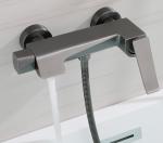 Leakproof OEM Gray Hot Cold Copper Bathtub Faucet