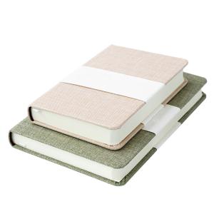 Quality A5 Hardcover Journal Printing , cloth fabric Hardbound Journal Notebook wholesale