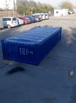 Customized Standard Half Height Container 20ft Open Top Width 2438MM