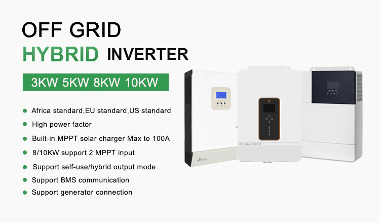 3kw 5kw 8kw 10kw Mppt Solar Inverter Pure Sine Wave Inverter