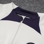 Ivory Full Zip Football Team Tracksuits Training Kit Set