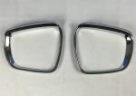 Side Mirror Molding Auto Body Trim Parts , Chromed Visor Suit For Hyundai
