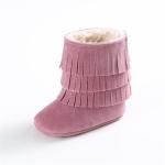 New style winter Faux suede Tassel shoes 0-2 years boy and girl prewalker baby