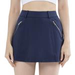 Women Golf Tennis Skirt High Stretch Athletic Skorts Skirts With Zip Pockets