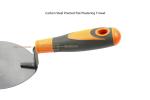 Carbon Steel Pointed Flat Plastering Trowel