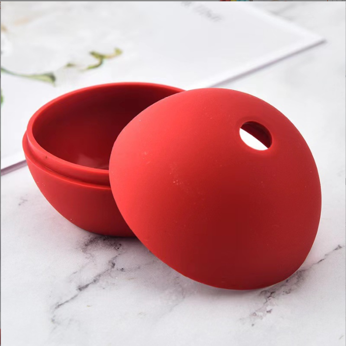 Ice Cream Makers Eco Friendly Food Grade Silicone Single Round Big Ice Ball Maker Molds