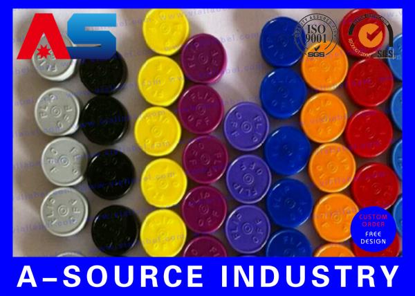 White Plastic Aluminium Bottle Caps for Pharmaceutical 10mL Glass Bottles flip