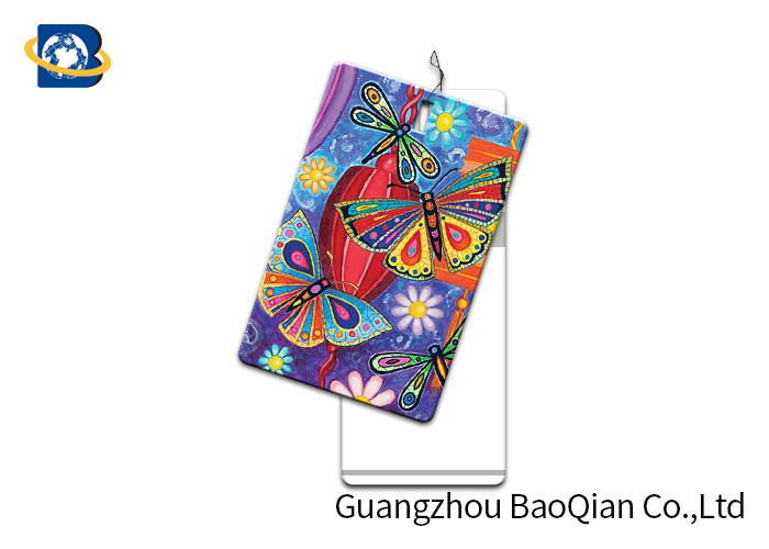 Fantastic Label Custom Printed Hang Tags 3D Lenticular Card PET / PP Printing