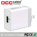 Portable Fast Charging Block , 15.5W 100-240V Qc 3.0 Wall Charger