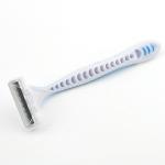 plastic handle 3 blades disposible razors