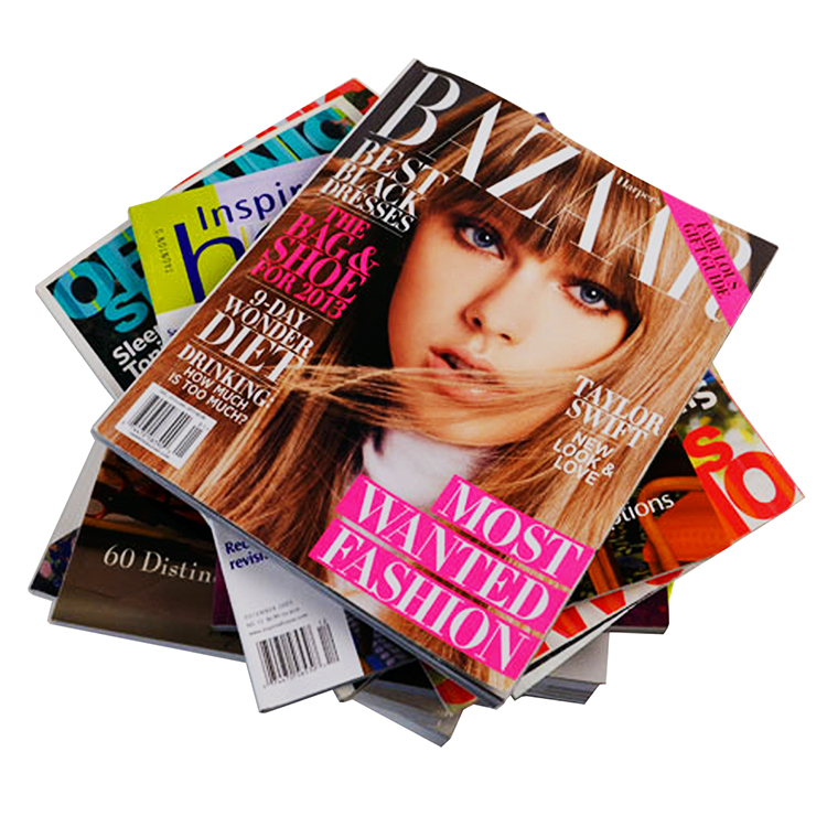 C2S Art Paper Magazine Book Printing Paper Back Porter Magazine Print