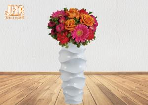 Quality Creative Shape Fiber Glass Planters / Resin Vases wholesale