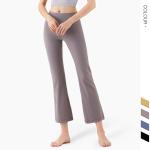 High Waisted Flare wide leg Yoga Pants Factory in China