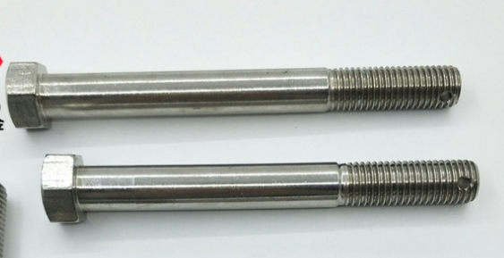 M1.6-M20 Metric Measurement System Stainless Steel Flat Head Hollow Bolt with Cotter Pin Hole