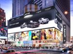 P10mm 90° Curved Outdoor Front Maintenance LED Display Flexible Building Facade