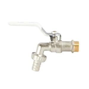 Quality Chromed Brass Bibcock Valve Lockable Bib Tap With Abs Handle wholesale