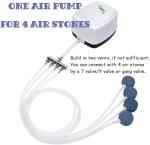 250GPH Fish Aquarium Air Pump For 600 Gallon Tan