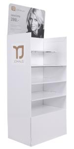 Quality POP Up Cardboard Floor Display Rack Multiscene Thickened Multilayers wholesale