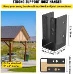 Concealed Joist Hanger 2"x4" Outdoor Accent Concealed Flange