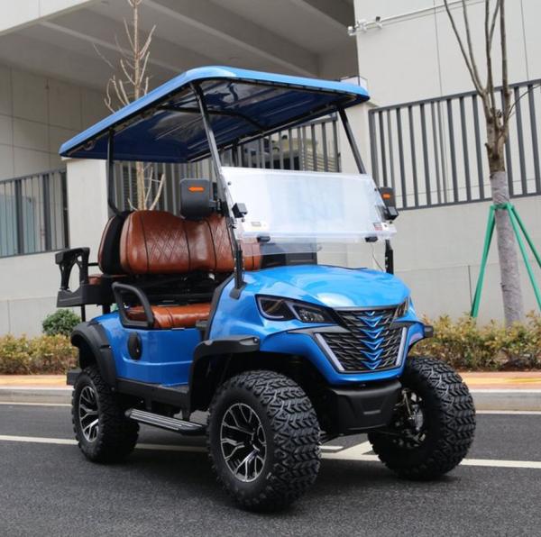 Four Seater Electric Golf Cart Robust Power Lavish Seating Design Every Detail