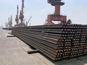 Quality DIN536 A75 Steel Crane Rail 56kg/m 20 kg/m wholesale