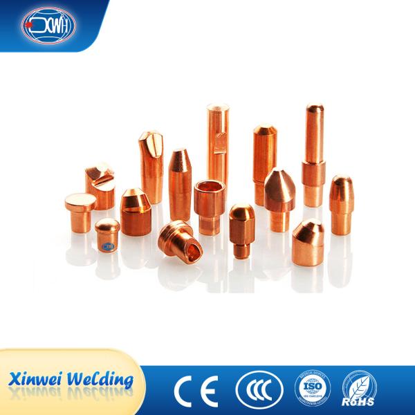 Industrial Resistance Projection Welding Electrodes Accessory Caps For Spot