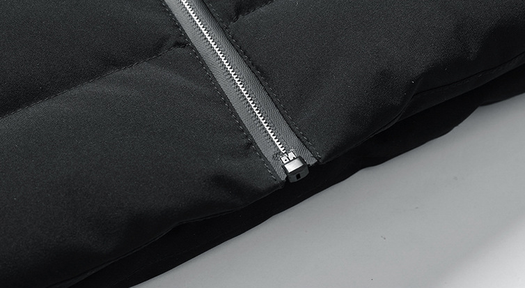 Zip Up Sleeveless Bubble Vest Solid Collar Utility Padded Quilted Waistcoat