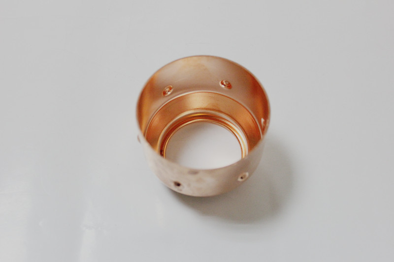 Custom Copper Deep drawn stamping parts for Car Compressors Cover