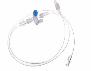 Quality 60 drops /ml Medical Luer Lock 3 Way Stop Cock With Extension Tube wholesale