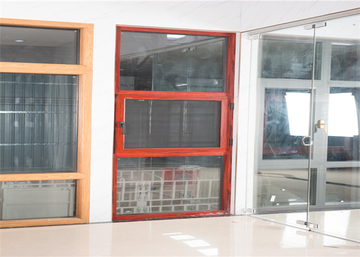 High Security Aluminium Frame Glass Door , Aluminum Sliding Patio Doors