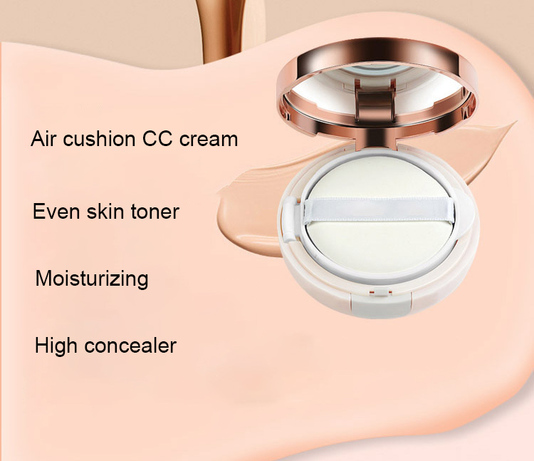 Korea Air Cushion CC Cream Foundation Brighten Waterproof