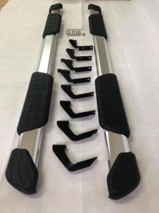 Quality Double Car Truck Side Steps , Chrome Running Boards Aluminum Polished Surface wholesale