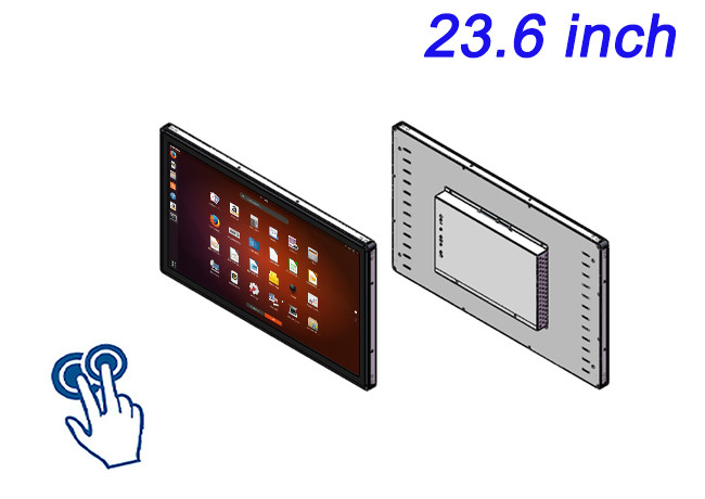23.6-Inch Linux Touch Embedded Screen for CNC Machines, Smart City Applications, Hospital Monitoring Systems, and Exhibition Booths