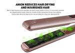 MCH Professional 2 In 1 LCD Hair Straightener Infrared Flat Iron