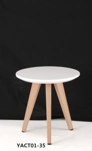 Quality Factory price strong iron leg imitating-wood MDF living table (YACT01-35) wholesale