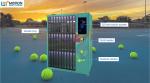 Large Capacity Touch Screen Tennis Sport Locker Vending Machine With Intelligent