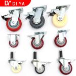 3 Inch Plastic PU Trolley Castor Furniture Caster Wheels
